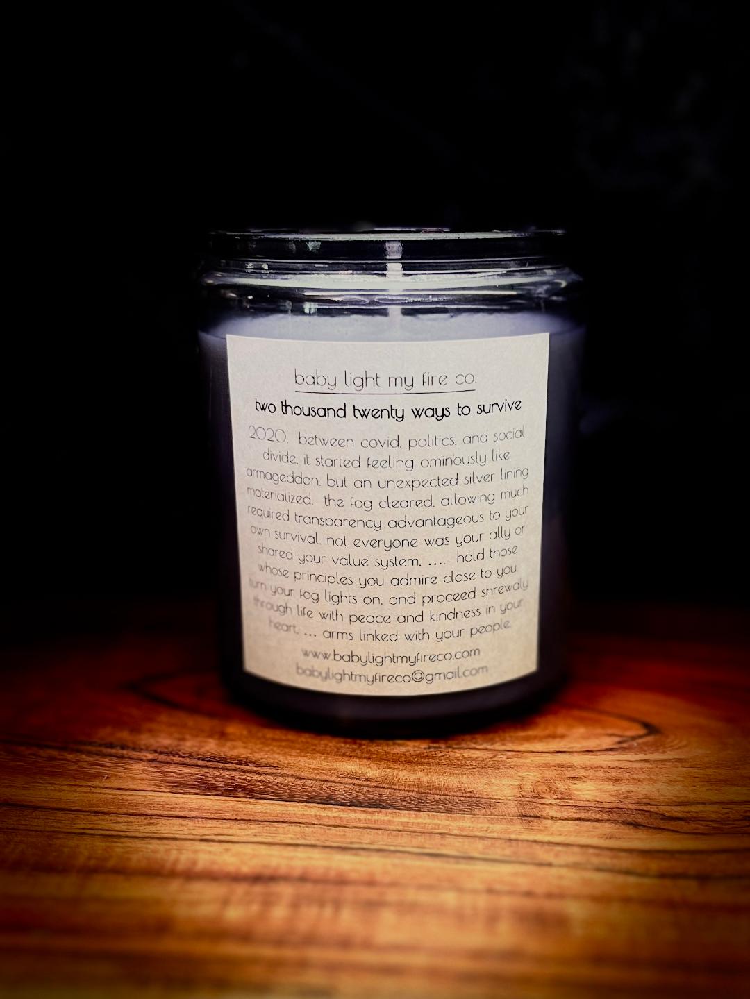 Soy Candle 2020 Ways to Survive 14 oz