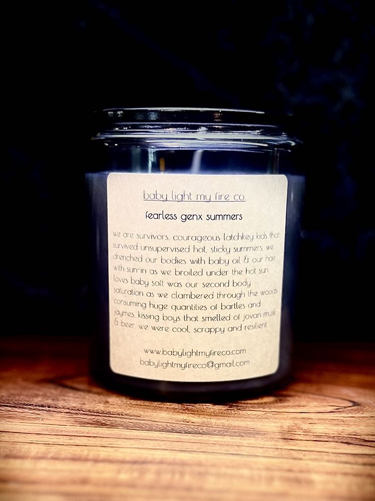 Soy Candle Fearless Genx Summers 14 oz