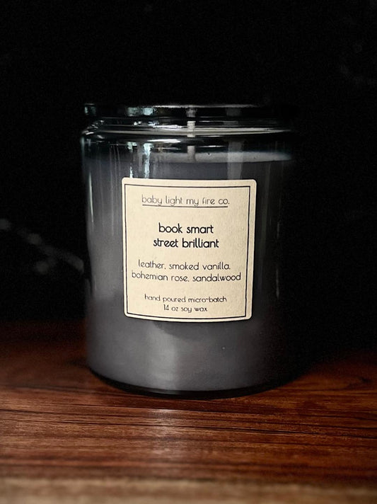 Book Smart Street Brilliant 14 oz Soy Candle