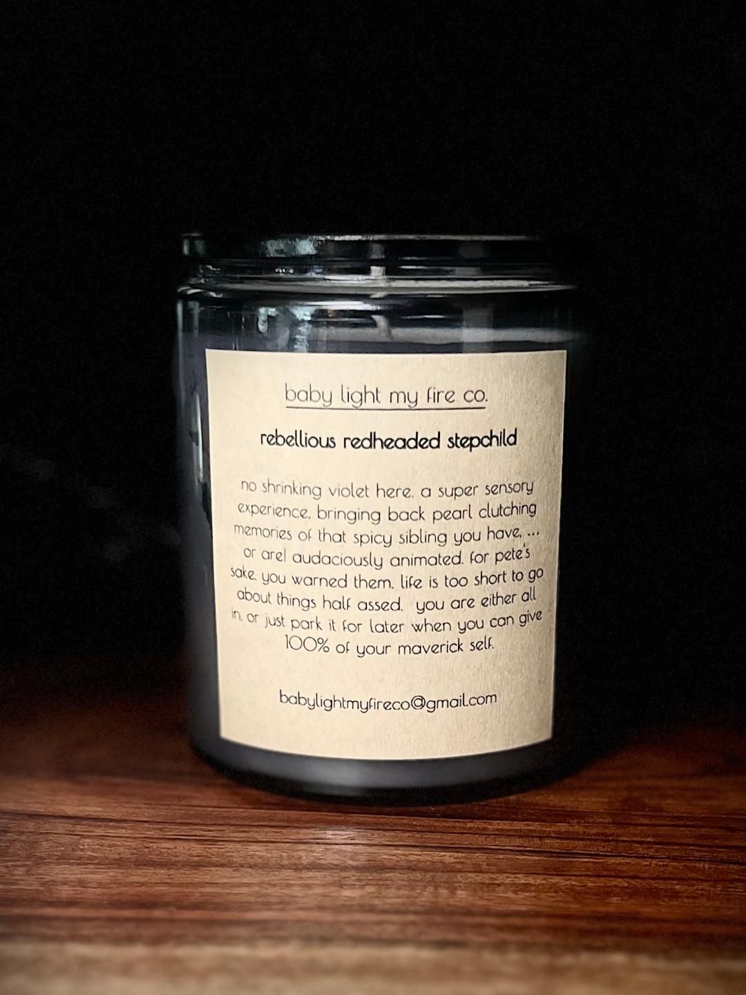 Rebellious Redheaded Stepchild 14 oz Soy Candle